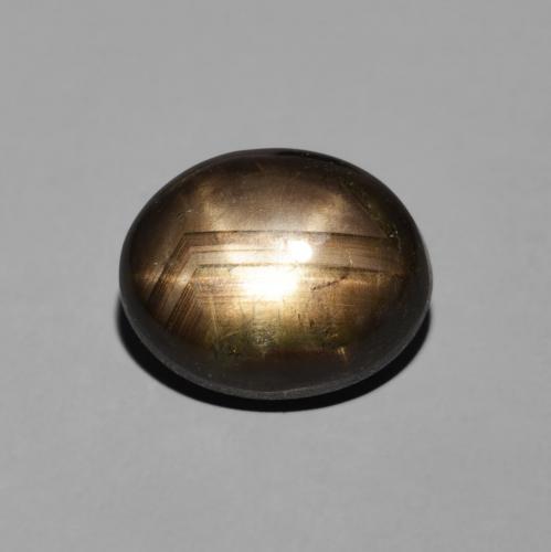 4.70ct Natural Black Star Sapphire, Oval, Opaque