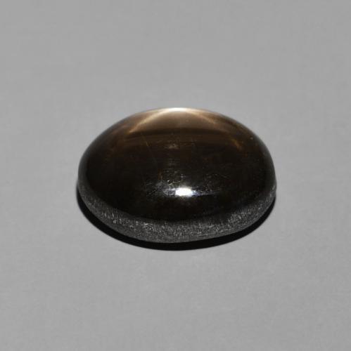 Star Sapphire Gemstone in 10.5 x 8.4 mm Size for Sale, Star Sapphire Stone in Black Color