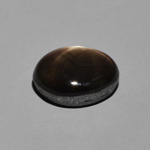 Star Sapphire Gemstone in 9.9 x 7.5 mm Size for Sale, Star Sapphire Stone in Black Color