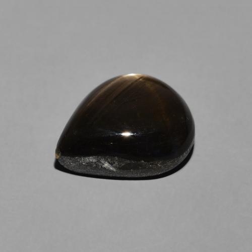 Star Sapphire Gemstone in 10 x 8.4 mm Size for Sale, Star Sapphire Stone in Black Color