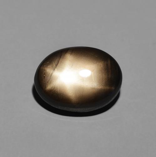 4.23ct Natural Black Star Sapphire, Oval, Opaque
