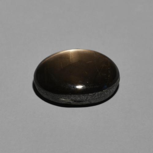 Star Sapphire Gemstone in 10.4 x 7.6 mm Size for Sale, Star Sapphire Stone in Black Color