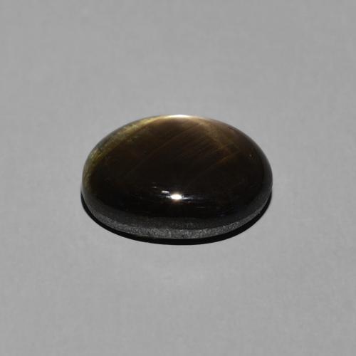 Star Sapphire Gemstone in 9.6 x 7.3 mm Size for Sale, Star Sapphire Stone in Black Color