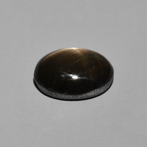 Star Sapphire Gemstone in 10.1 x 7.5 mm Size for Sale, Star Sapphire Stone in Black Color
