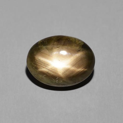 4.38ct Natural Black Star Sapphire, Oval, Opaque