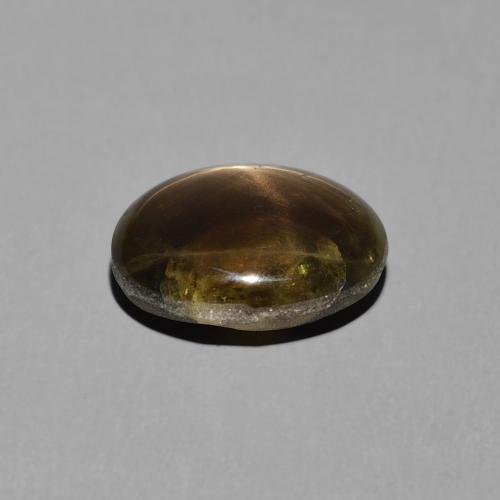 Star Sapphire Gemstone in 10.6 x 8 mm Size for Sale, Star Sapphire Stone in Black Color