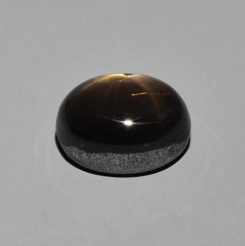Star Sapphire Gemstone in 10 x 8 mm (calibrated) Size for Sale, Star Sapphire Stone in Black Color