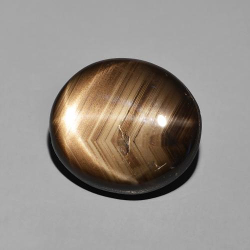 11.35 ct Black Star Sapphire Stone, Natural Star Sapphire in Oval Cabochon Shape for Sale