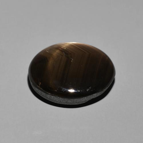 Star Sapphire Gemstone in 14.4 x 12.7 mm Size for Sale, Star Sapphire Stone in Black Color