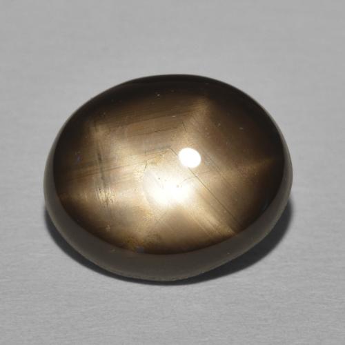 11.05ct Natural Black Star Sapphire, Oval, Opaque