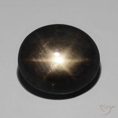 19.98ct Natural Black Star Sapphire, Oval, Opaque