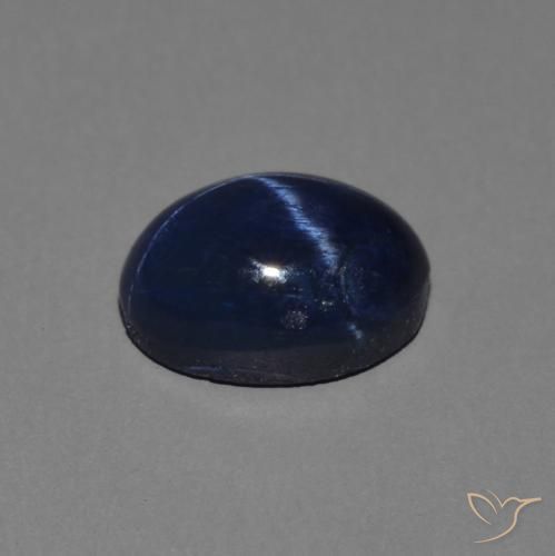 Star Sapphire Gemstone in 7.2 x 5.2 mm Size for Sale, Star Sapphire Stone in Royal Blue Color