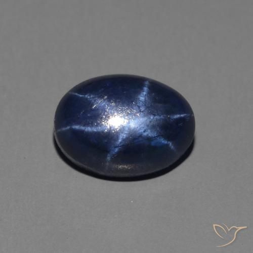 1.46 قيراط بلو ستار سافير ، <cite dir="ltr" lang="en">7.1 x 5.1</cite> ملم قطع بيضاوي من تايلاند, Photo A