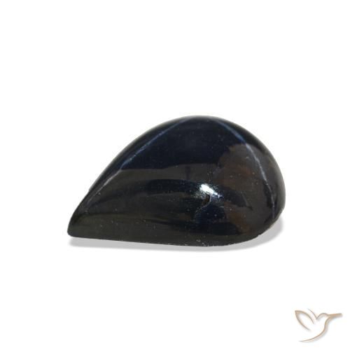 Star Sapphire Gemstone in 11 x 9 mm (calibrated) Size for Sale, Star Sapphire Stone in Deep Navy Blue Color