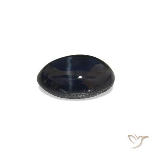 Star Sapphire Gemstone in 8 x 6 mm (calibrated) Size for Sale, Star Sapphire Stone in Dark Blue Color