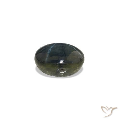 Star Sapphire Gemstone in 4.8 x 3.8 mm Size for Sale, Star Sapphire Stone in Night Blue Color