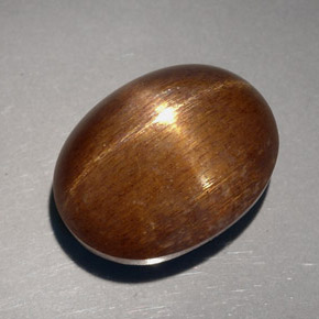 Star Sunstone Gemstone in 18.8 x 14.3 mm Size for Sale, Star Sunstone Stone in Golden-Brown Color