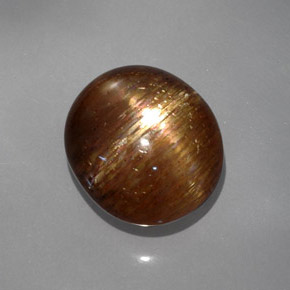 Star Sunstone Gemstone in 17.2 x 15.4 mm Size for Sale, Star Sunstone Stone in Golden-Brown Color