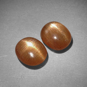Star Sunstone Gemstone in 8.3 x 7.1 mm Size for Sale, Star Sunstone Stone in Golden-Brown Color