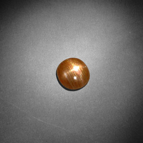 0.85 ct Brown Star Sunstone Stone, Natural Star Sunstone in Oval Cabochon Shape for Sale