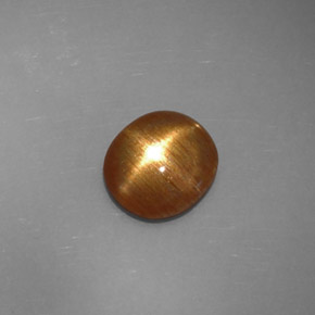 1.32 ct Brown Star Sunstone Stone, Natural Star Sunstone in Oval Cabochon Shape for Sale