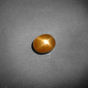 0.87 ct Brown Star Sunstone Stone, Natural Star Sunstone in Oval Cabochon Shape for Sale