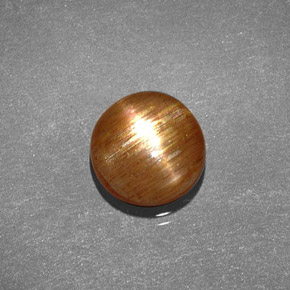 1.35 ct Brown Star Sunstone Stone, Natural Star Sunstone in Oval Cabochon Shape for Sale