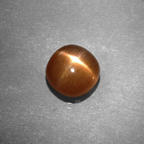 1.49 ct Brown Star Sunstone Gemstone, Star Sunstone Gem in Cushion Cabochon Shape for Sale.