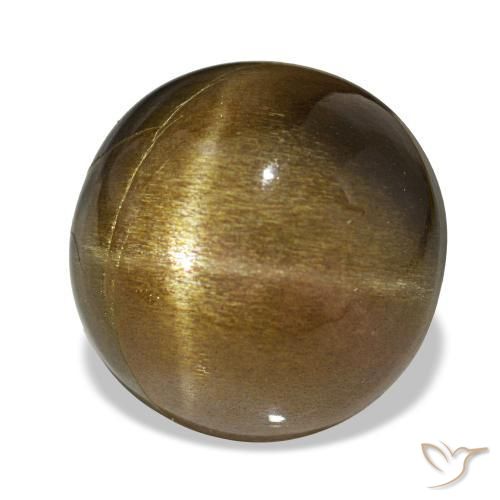 11.00 ct Brown Star Sunstone Stone, Natural Star Sunstone in Oval Cabochon Shape for Sale