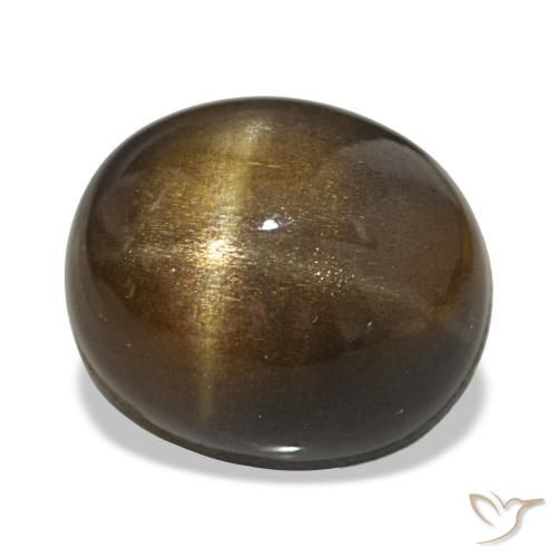 21.88 ct Brown Star Sunstone Stone, Natural Star Sunstone in Oval Cabochon Shape for Sale