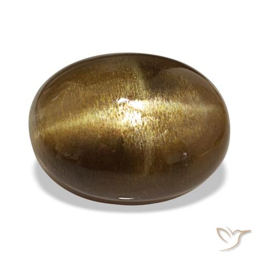 13.39ct Medium Brown Star Sunstone Gemstones, Oval, Opaque