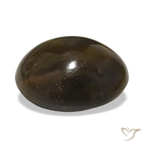 Star Sunstone Gemstone in 18.2 x 14.8 mm Size for Sale, Star Sunstone Stone in Medium Brown Color