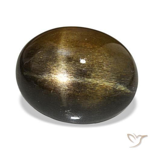 17.63 ct Brown Star Sunstone Stone, Natural Star Sunstone in Oval Cabochon Shape for Sale