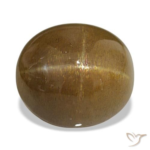 20.58ct Light Caramel Brown Star Sunstone Gemstones, Oval, Opaque
