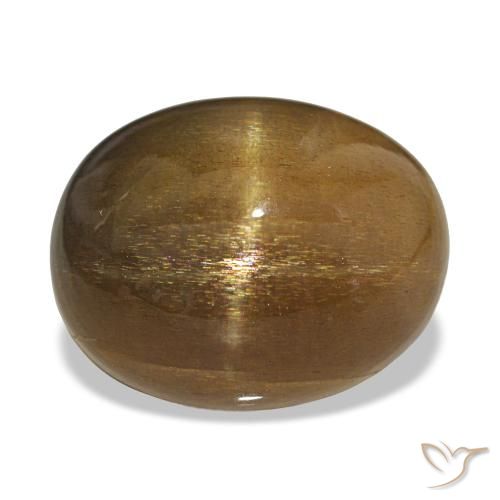 20.70ct Light Brown Star Sunstone Gemstones, Oval, Opaque