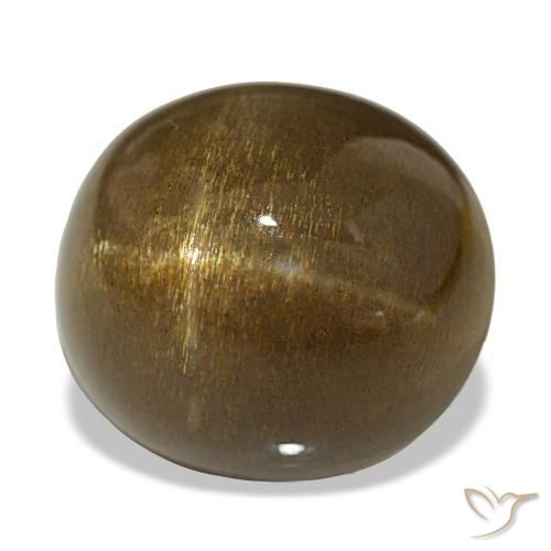 23.44 ct Brown Star Sunstone Stone, Natural Star Sunstone in Oval Cabochon Shape for Sale