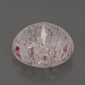 Strawberry Quartz Gemstone in 12 mm (calibrated) Size for Sale, Strawberry Quartz Stone in Red Pink Color
