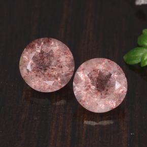 1.7ct Round Facet Red Strawberry Quartz Gem for sale 1.7ct Round Facet Red Strawberry Quartz Gem (ID: 473957)