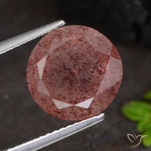 Quartz Fraise Tour en damier des États-Unis 4,67 ct, dimension 10,9mm, pureté Translucide, pierre gemme naturelle Non traité, 1 pièce Quartz Fraise de couleur Rose rose profond, dureté Mohs de 7 convient aux bijoux de tous les jours, pierre de sagesse, Photo A