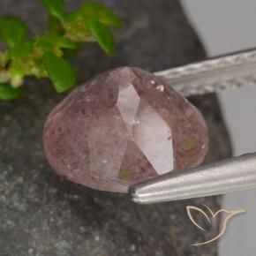 Strawberry Quartz Gemstone in 8 mm (calibrated) Size for Sale, Strawberry Quartz Stone in Light Pink Color