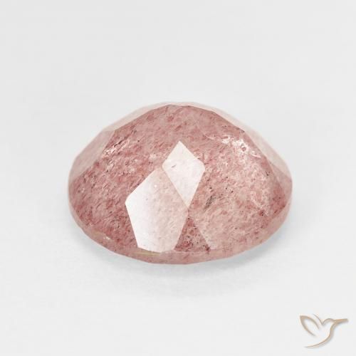 Strawberry Quartz Gemstone in 11 mm (calibrated) Size for Sale, Strawberry Quartz Stone in Light Pink Color