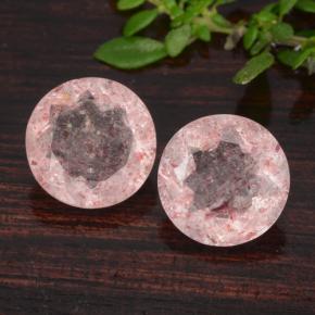 1.6ct Round Facet Red Strawberry Quartz for sale thumb image of 1.6ct Round Facet Red Strawberry Quartz (ID: 475141)