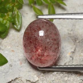 3.5ct Oval Cabochon Red Strawberry Quartz Gem for sale 3.5ct Oval Cabochon Red Strawberry Quartz Gem (ID: 479886)
