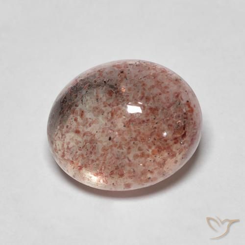 4.37ct Natural Light Pink Strawberry Quartz, Oval, Translucent
