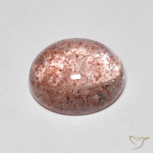 Strawberry Quartz Gemstone in 11 x 9 mm (calibrated) Size for Sale, Strawberry Quartz Stone in Light Pink Color
