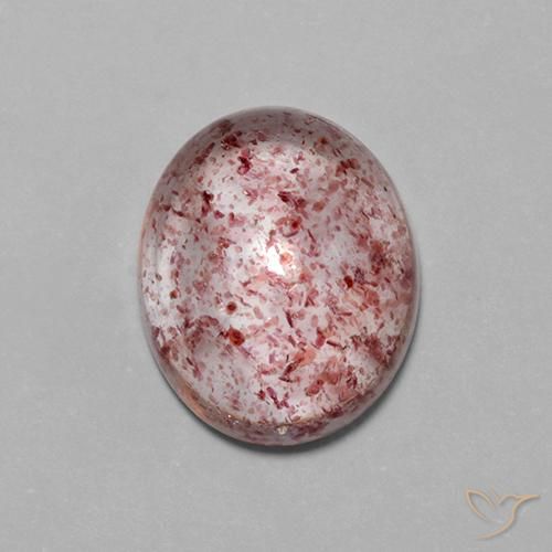4.23ct Natural Light Rosewood Pink Strawberry Quartz, Oval, Transparent