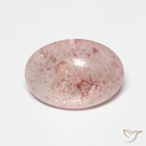 Quarzo fragola ovale da 3,32 ct, 12,6 x 9,2 mm dalla Russia, Photo A