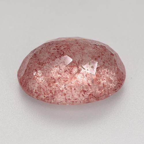 Strawberry Quartz Gemstone in 16 x 12 mm (calibrated) Size for Sale, Strawberry Quartz Stone in Medium Pink Color