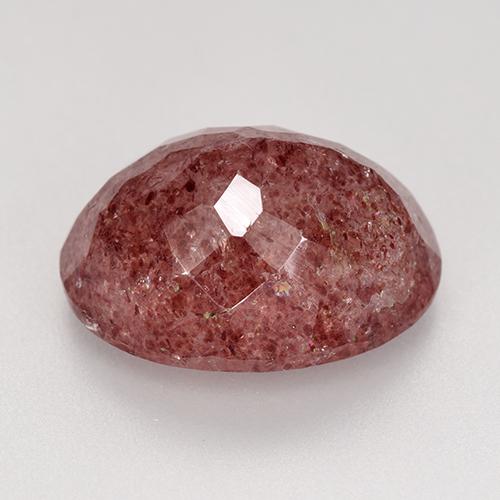 Strawberry Quartz Gemstone in 16 x 12 mm (calibrated) Size for Sale, Strawberry Quartz Stone in Deep Pink Color