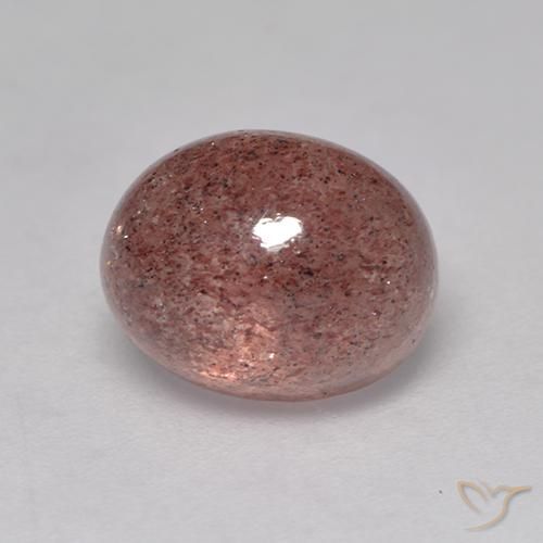 3.19ct Natural Rose Pink Strawberry Quartz, Oval, Translucent